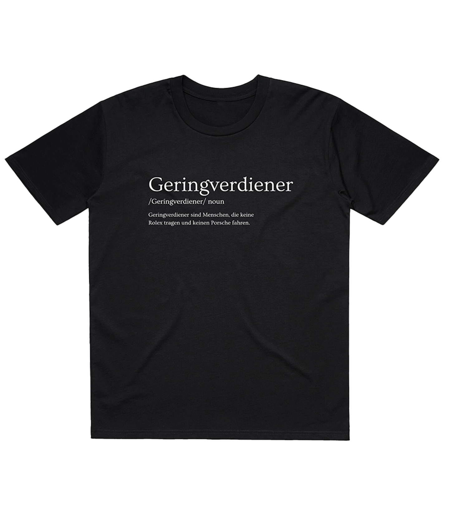 T-Shirt - Geringverdiener